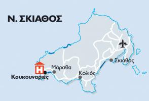 Map of Skiathos